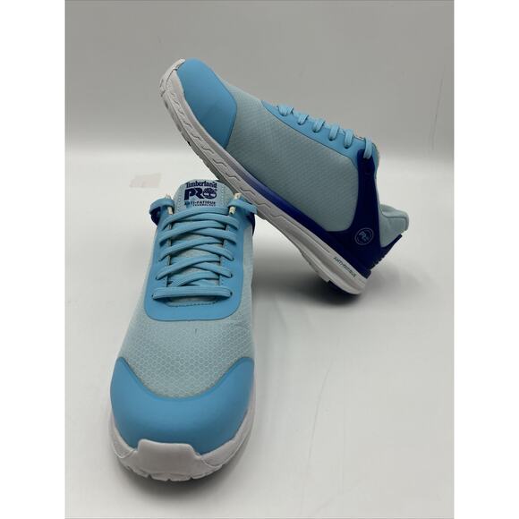 Timberland Shoes - Timberland Day One Safety Work Sneakers, Light Blue, Women's 8.5M